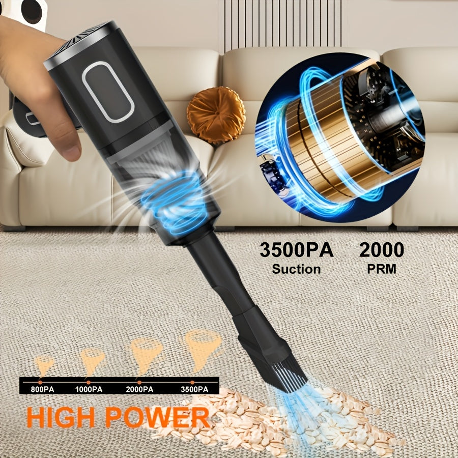 Newly Upgraded Model, Portable Cordless Handheld Vacuum Cleaner,