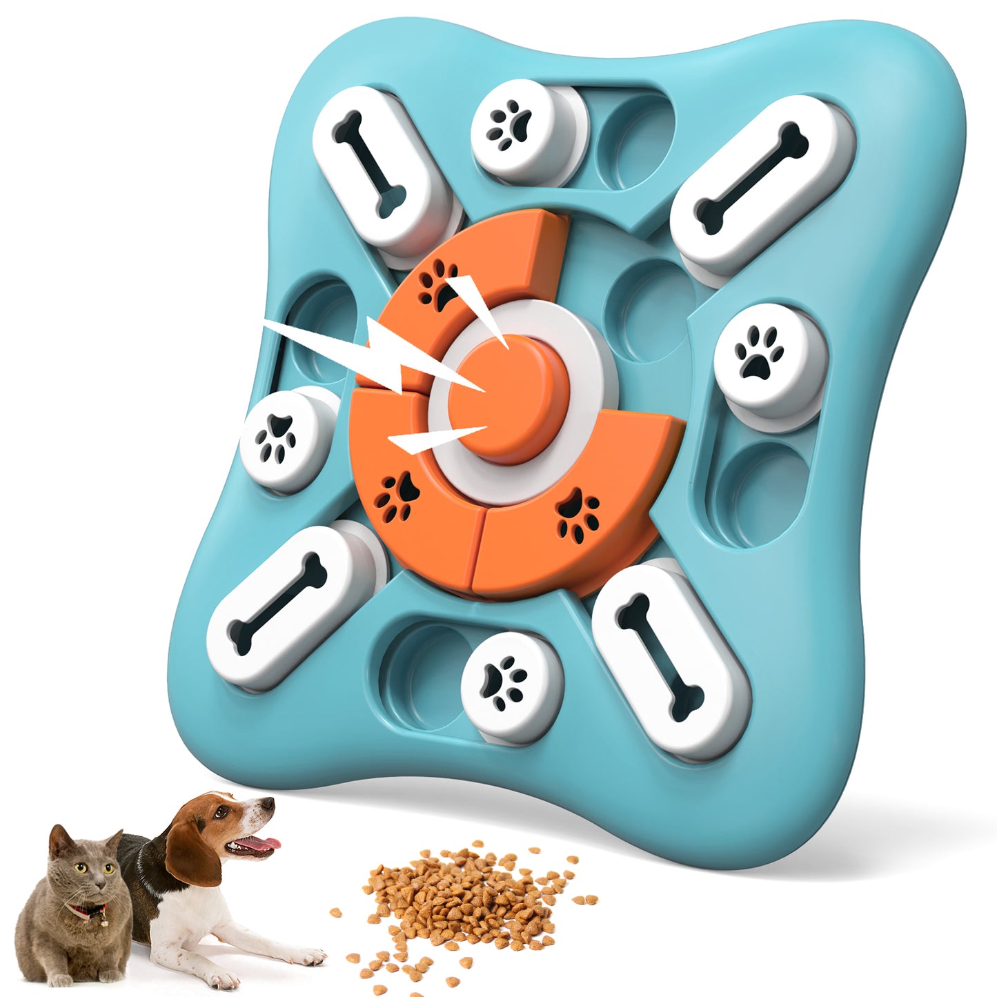 Engaging Dog Puzzle Toy – Treat-Dispensing IQ Booster