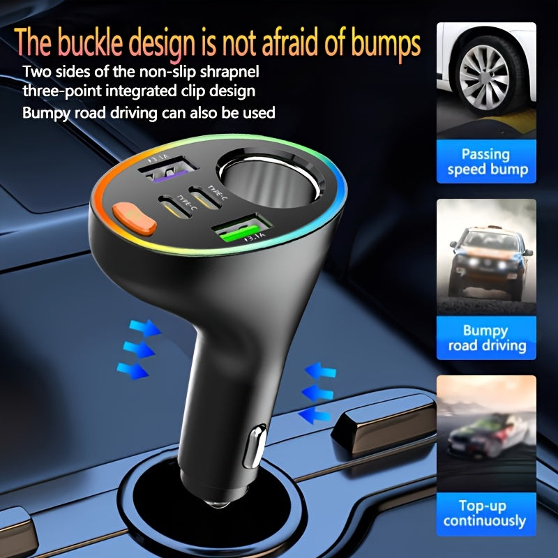 Fast Charging 2USB+2Type-C Car Charger Plug Lighter - Car Charging