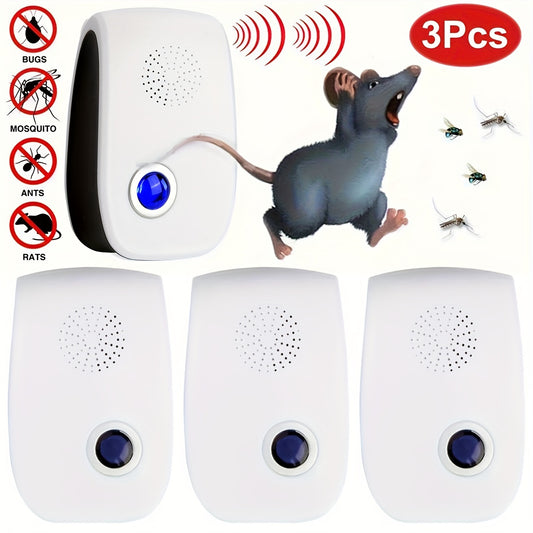 3 Packs Ultrasonic Pest Repeller