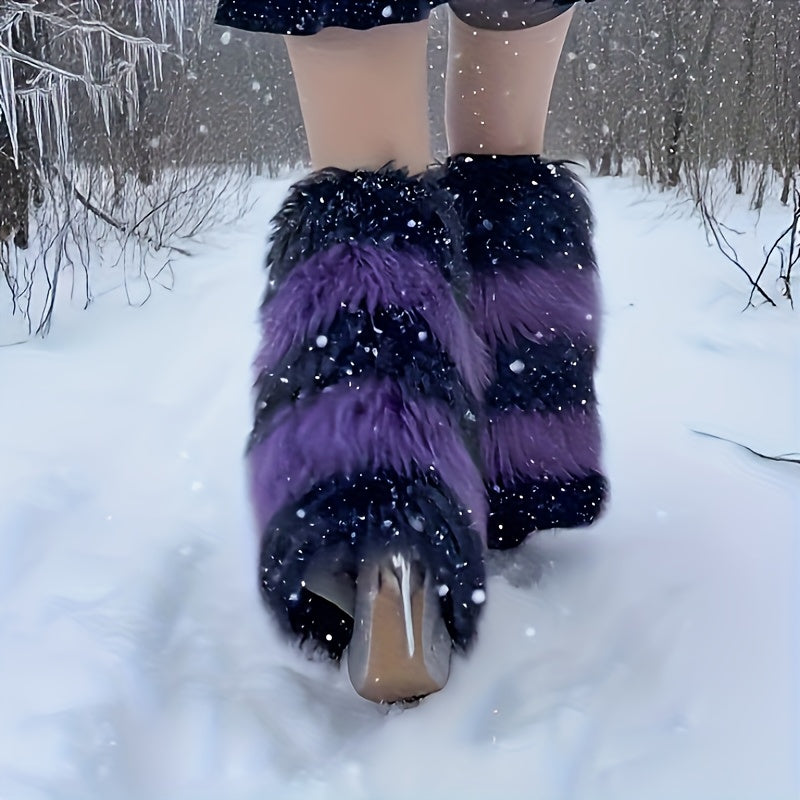 1 Pair of Autumn-Winter Snowscape