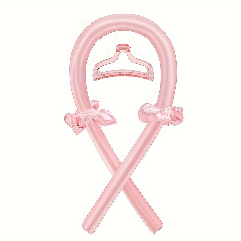 Satin Heatless Curling Set for Soft Overnight Curls
