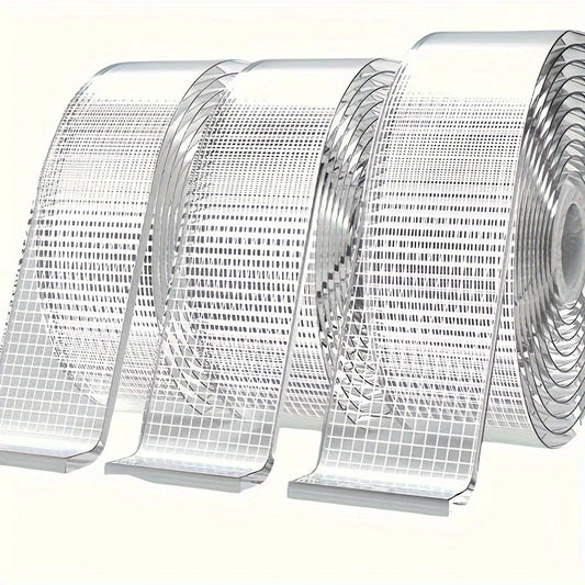 Super Strong Double-Sided Nano Tape - Clear Removable, Waterproof PET Adhesive .