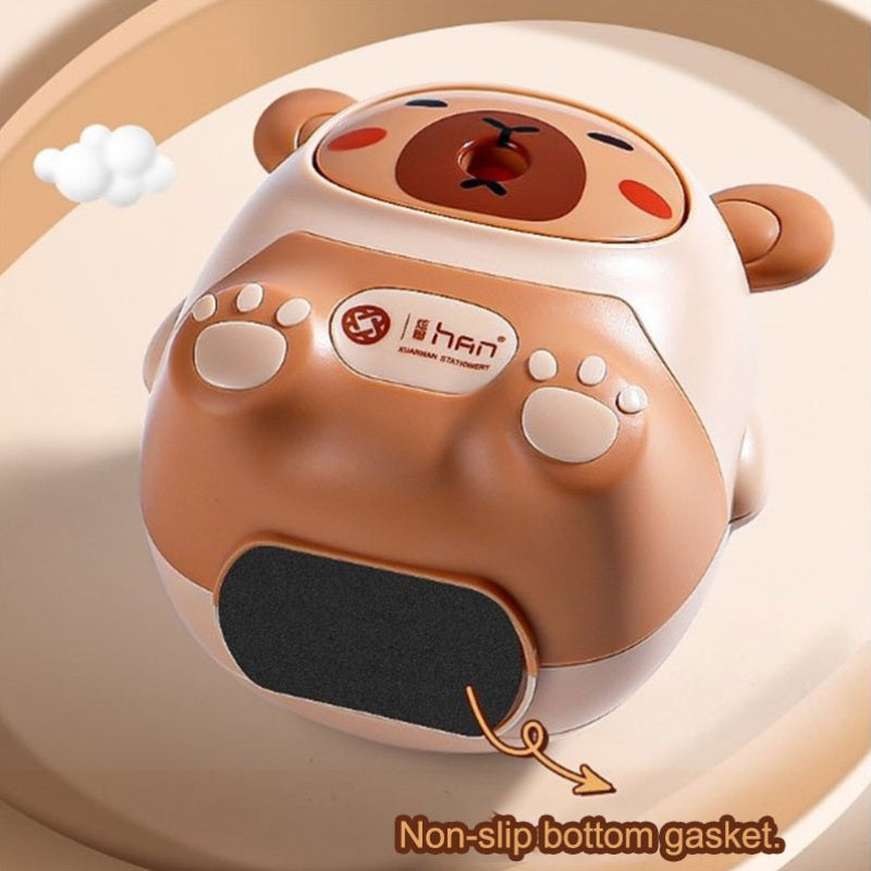 Creative Kawaii Capybara Pencil Sharpener | Stationery Item for School And Office | Measuring 80*80*100Mm, from Korea