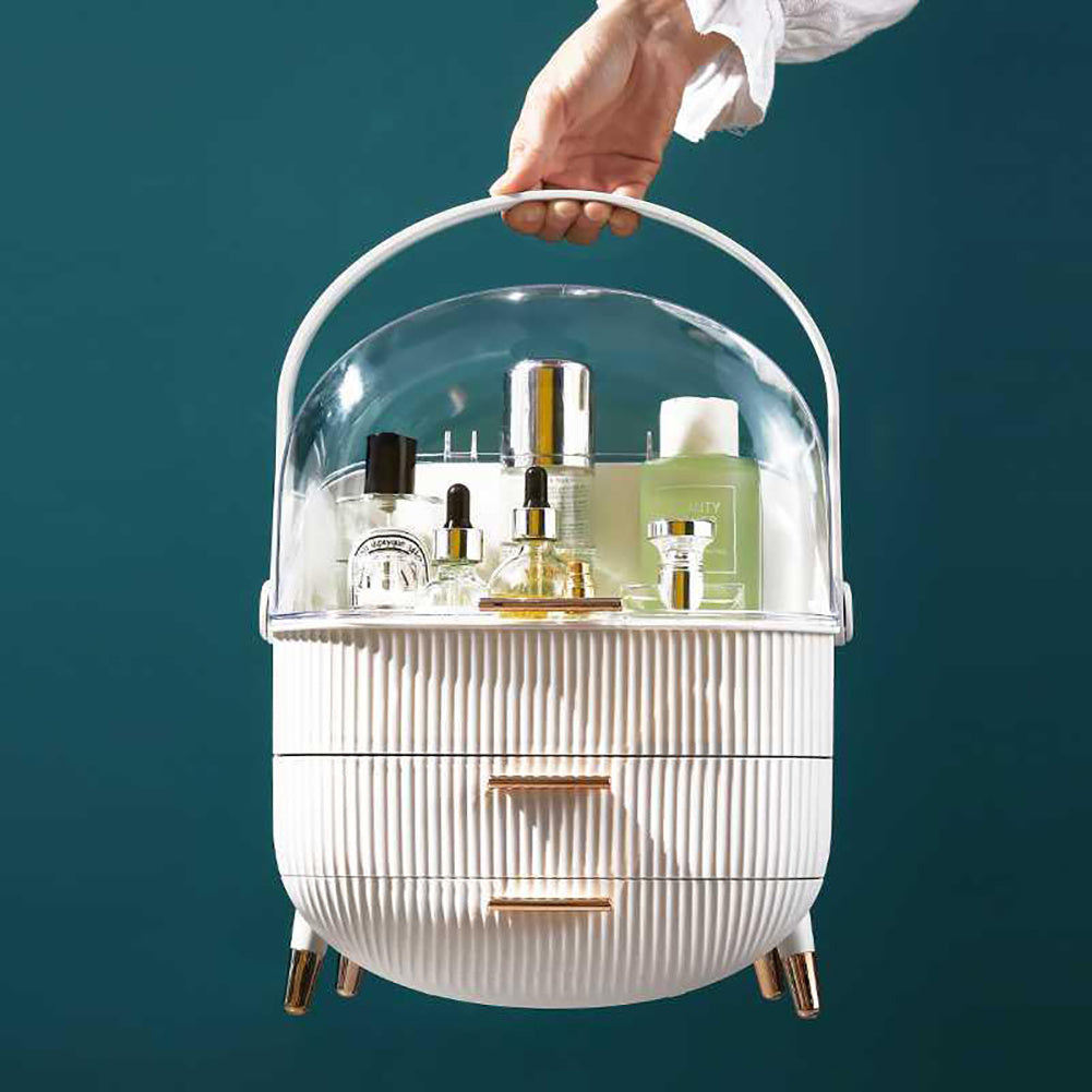 Multi-Function Make Up Case Dustproof Cosmetic Storage Box,