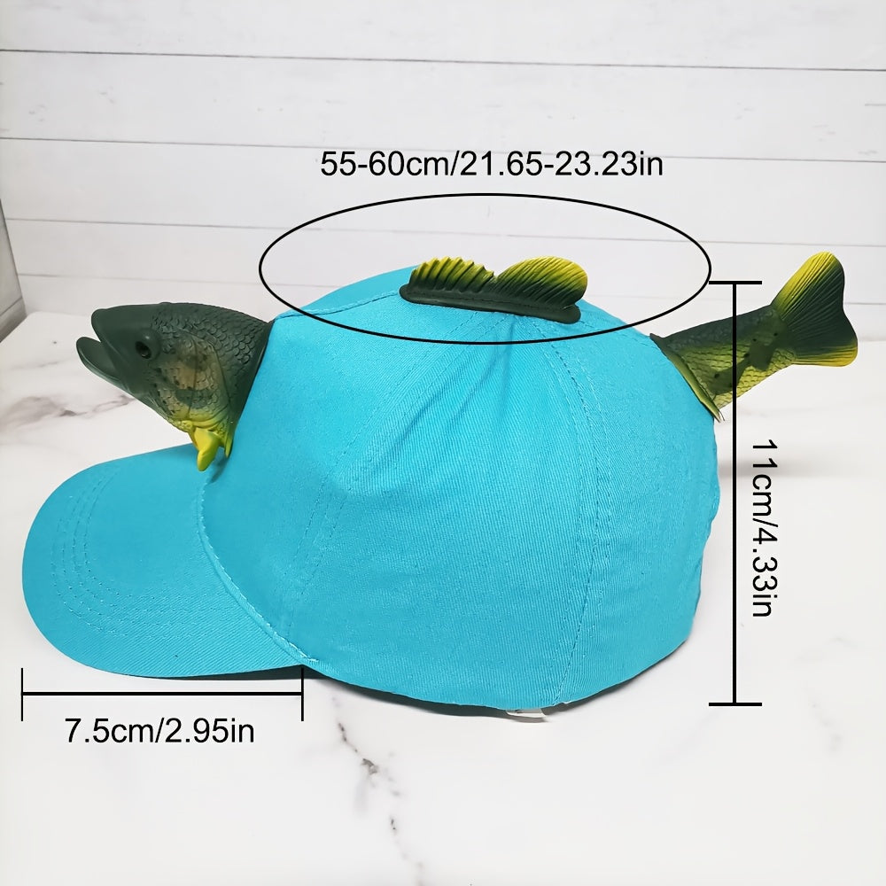 Whimsical 3D Animal Trout Decorative Unique Headwear