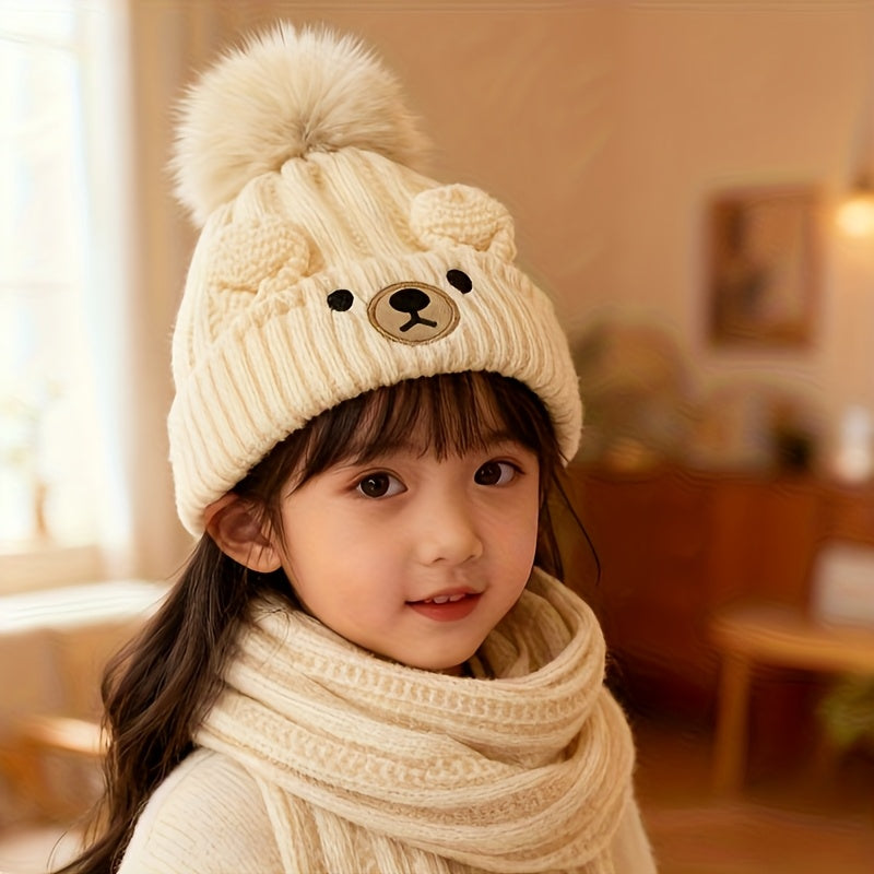 Unisex Winter Hat and Scarf Set