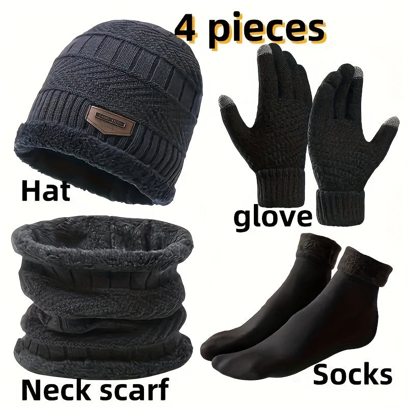 4pcs Winter Warmth Survival Set