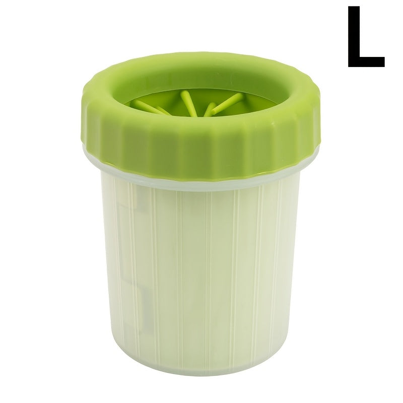 [Magic Pet Cleaner] Portable Automatic 1pc Silicone Pet Foot Washing Cup | Dog & Cat Paw Cleaner, Magic Beauty Cleaning Wipe-Free Brush for Dirty Paws, Travel-Friendly, Available in Blue, Pink, Green, Light Blue