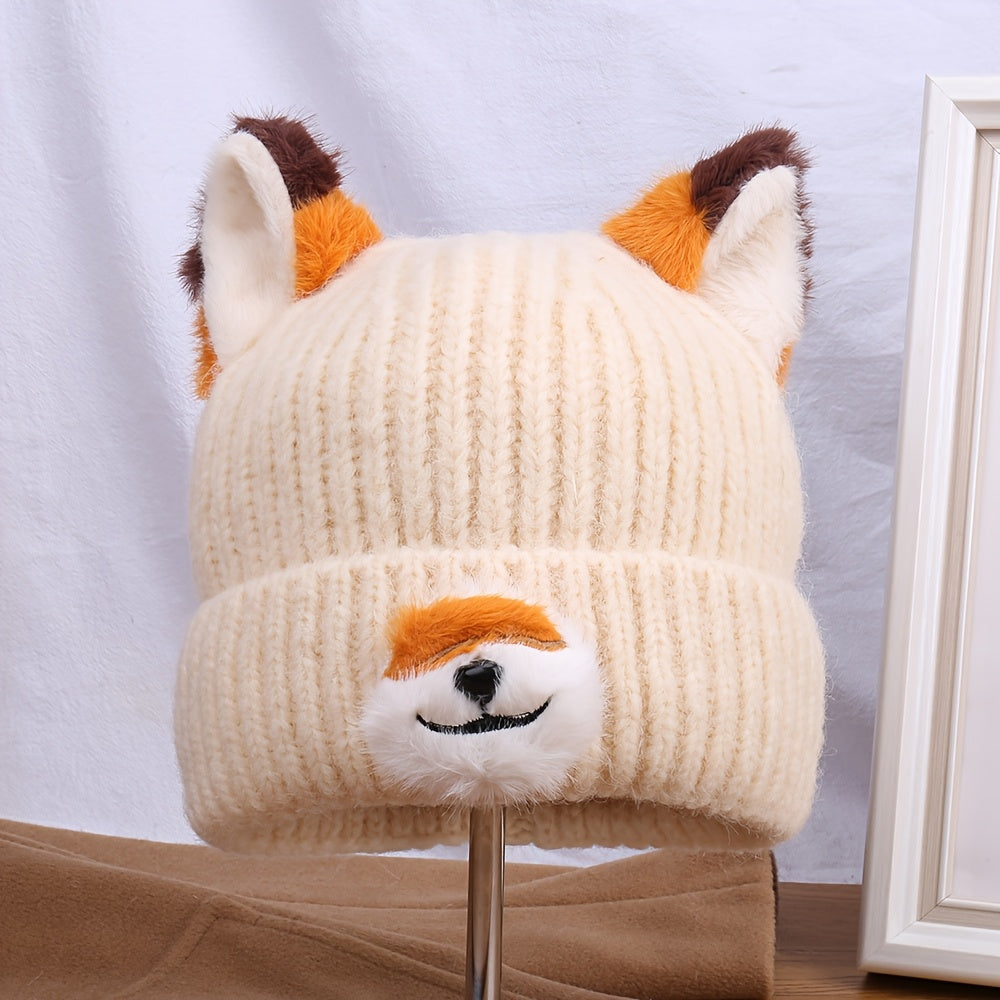 Cute Fox Ears Beanie Hat