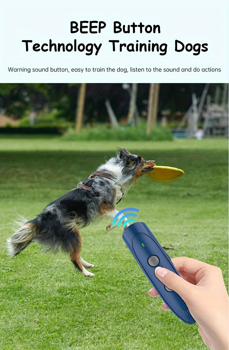 Ultrasonic Dog Bark Deterrent, Dog Barking Device, Gentle And Effective, Indoor/Outdoor Training And 3 Modes
