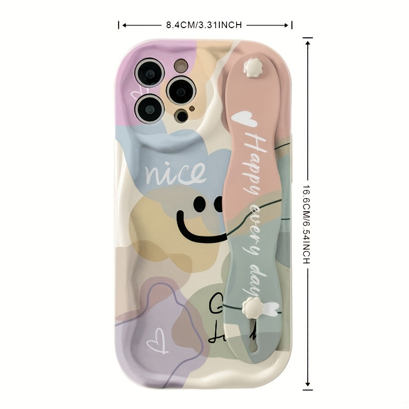 [Soft Rubber] Colorful Printed Phone Case | Made of Soft Rubber | Protects Against Drops | Compatible with Apple Series 11, 12, 13, 14, 15, 16 Pro Max And Samsung Series A05, A15, A25, A35, A55, S23, S24 Ultra