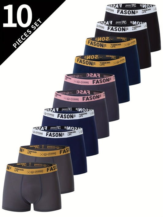 10-Piece Men's Underwear 10-Piece Men's Underwear, Printed 'fashion' design, Casual Boxer Briefs.