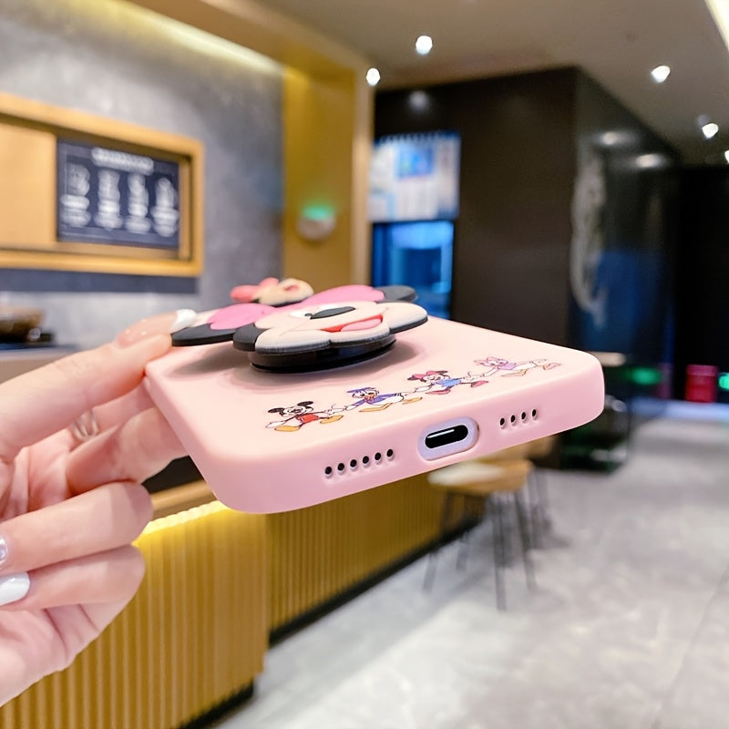 Cute Mickey Case Mickey And Minnie 3D Cartoon Silicone Soft Case | Authorized, Suitable for Iphone Models 7/8/7P/8P/X/Xs/Xr/11/12/13/14/15/16/Pro/Promax, A Stylish Phone Case Perfect for Selfies, Great Christmas And New Yea