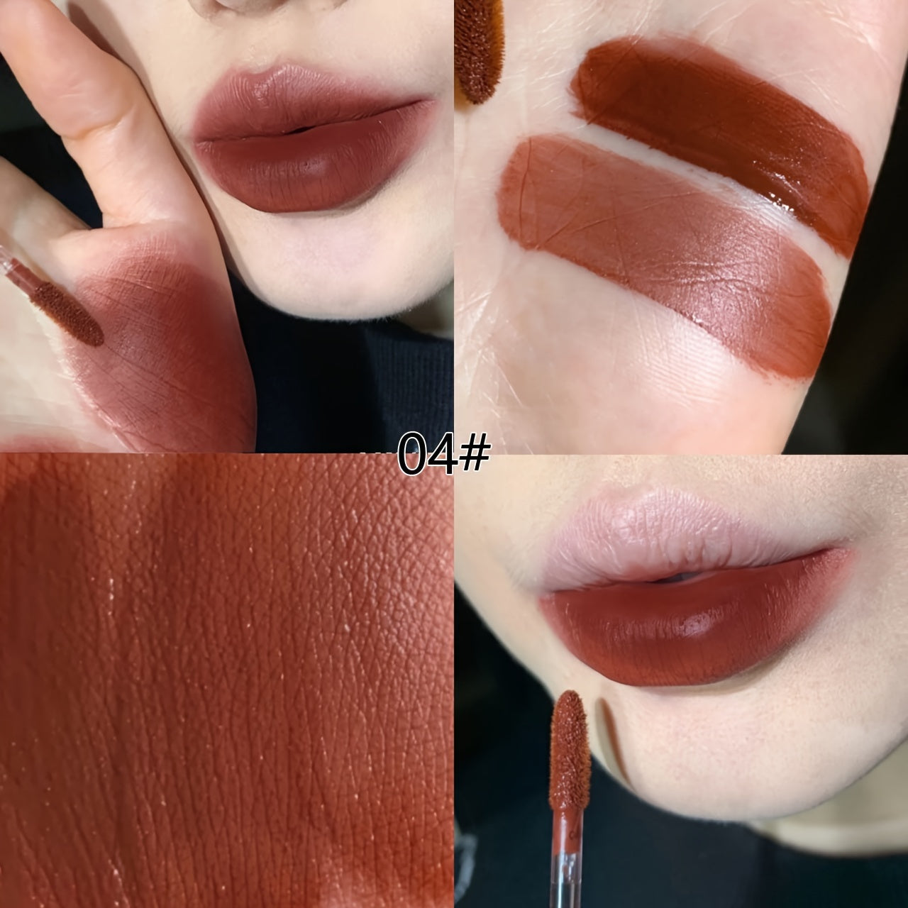 Fluffy Lip Mousse Matte Matte Lip Gloss that Won't Fade or Stick to the Cup, Enhances the Look of the Lips, Lightweight Airy Lip Gloss that Won't Dry Out
