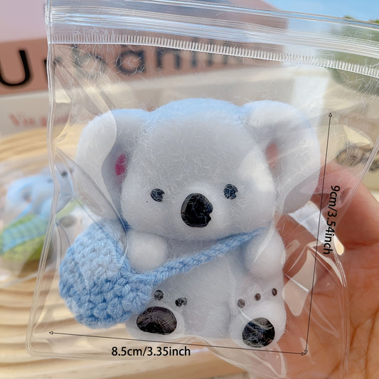 1/2/3/4pcs Cute Koala Squeeze Toy with Slow Rebound, Ideal for Birthday And School Party Gifts (Random Color Backpack)
