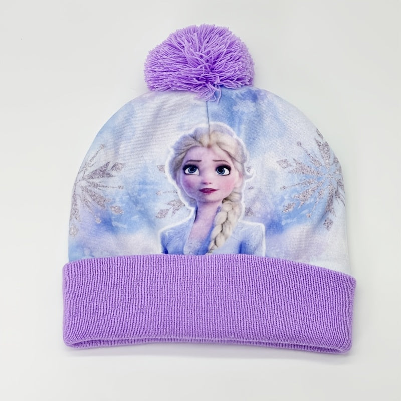 3pcs Knit Hat Set - Knitted Scarf and Gloves, Beanie