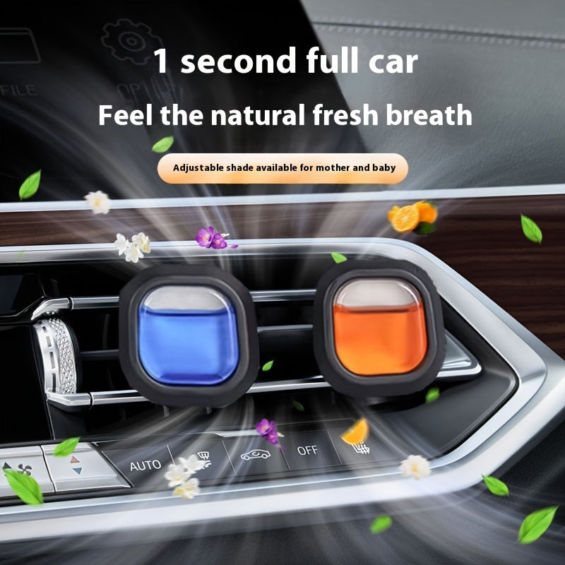 30-Day Long-Lasting Vent Clip Car Air Freshener - Effective Odor Eliminator with Essential Oil Scent, Non-Toxic Fragrance Source, Compact 0.14 oz Size, Easy to Use, and Fresh Car Smell Guaranteed