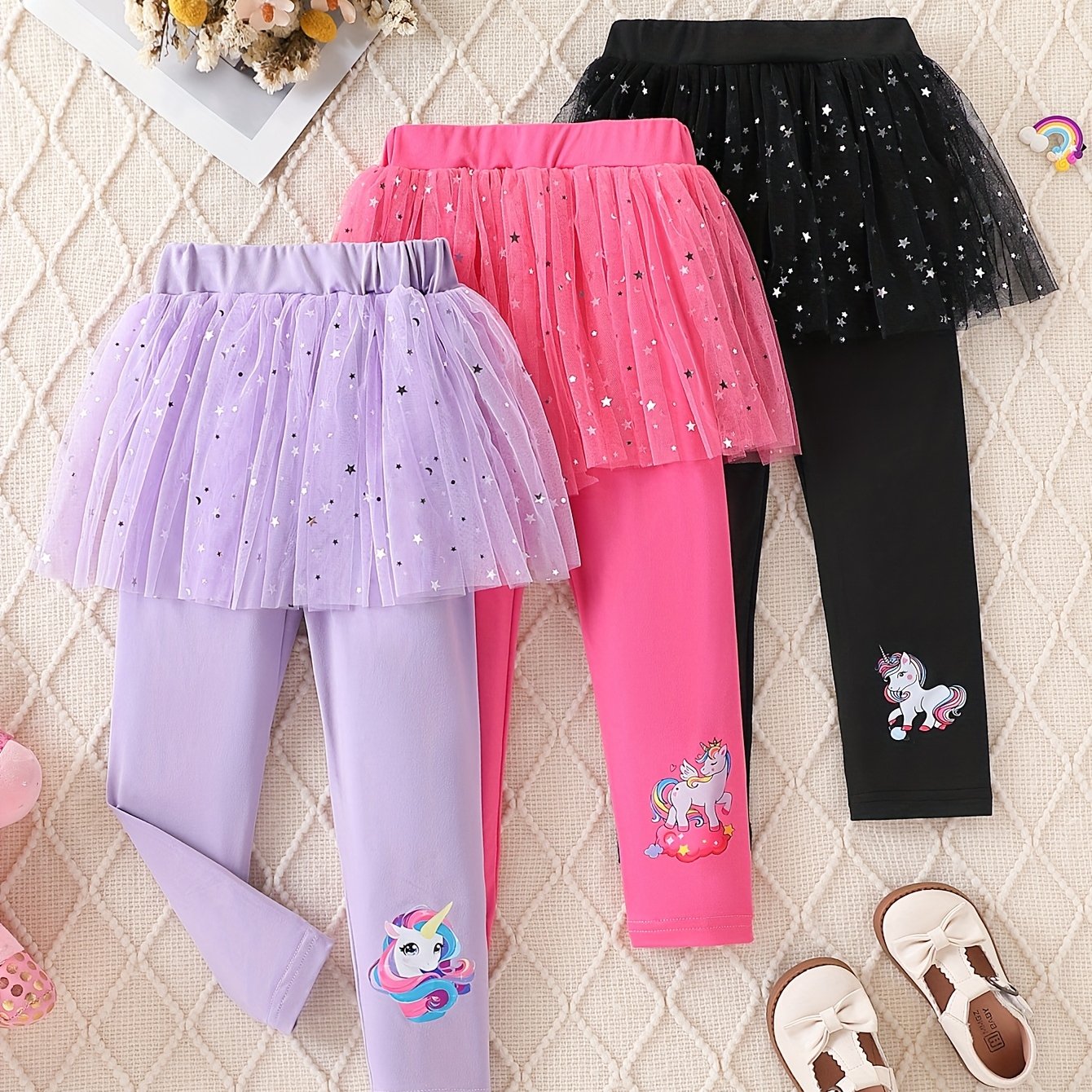 3pcs Girls' 3-Season