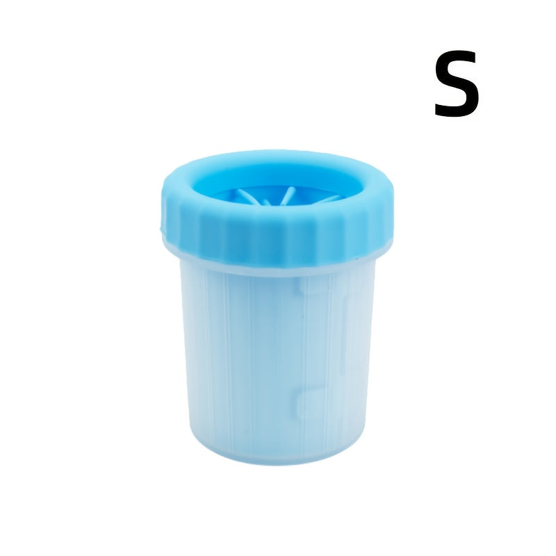 [Magic Pet Cleaner] Portable Automatic 1pc Silicone Pet Foot Washing Cup | Dog & Cat Paw Cleaner, Magic Beauty Cleaning Wipe-Free Brush for Dirty Paws, Travel-Friendly, Available in Blue, Pink, Green, Light Blue