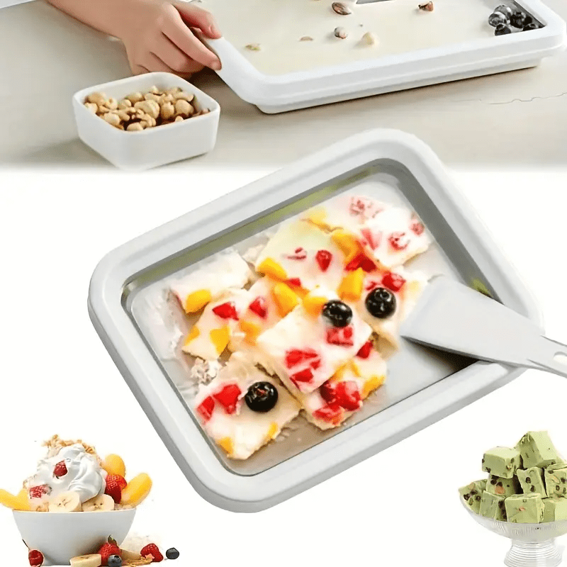 Stainless Steel Manual Yogurt Maker, Homemade Mini Ice Cream Maker .