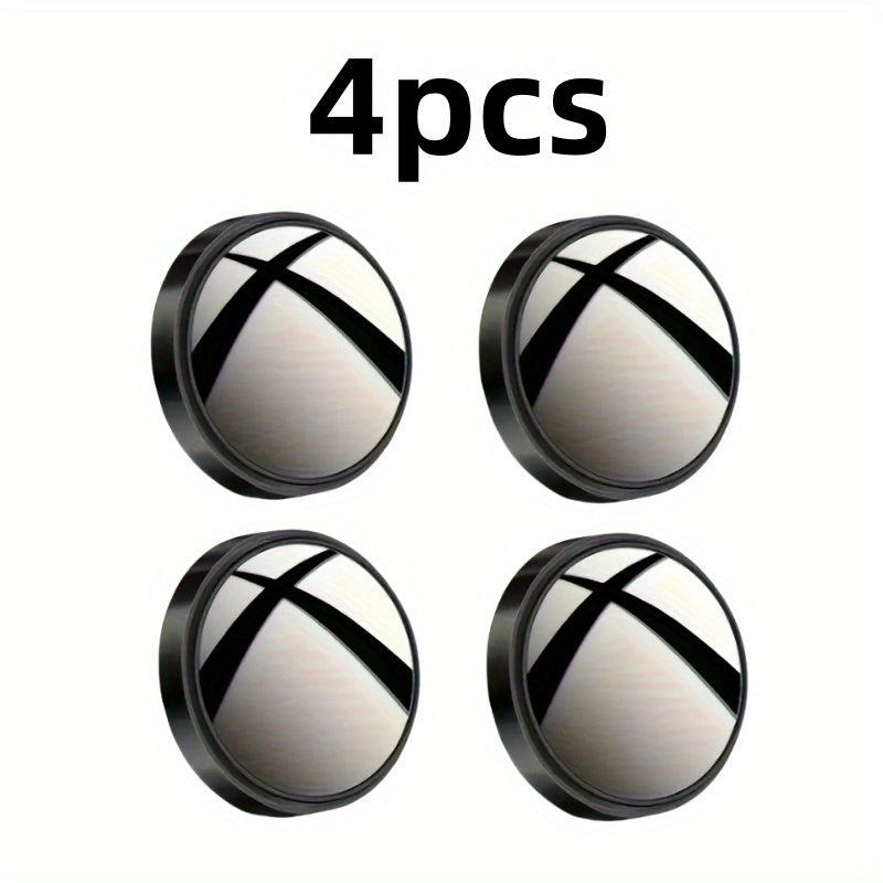 [HD Round Mirrors] 2/4Pcs Car Rearview Mirrors, HD Round Mirrors, 360° Adjustable Blind Spot Mirrors,