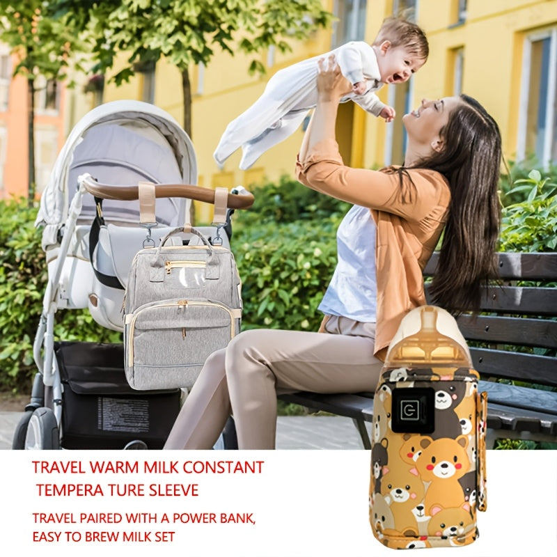 2-in-1 USB Powered Portable Milk Warmer and Insulated Bag