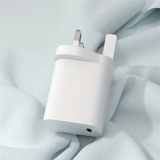 30W Fast and Portable PD USB-C Charger: Compatible with Macbook Air 13/12, Ipad Pro 13/12.9, Ipad Air 5/4, Mini 6, Ipad 10, Iphone 15, Pixel 8/7-2pcs/1pc - White