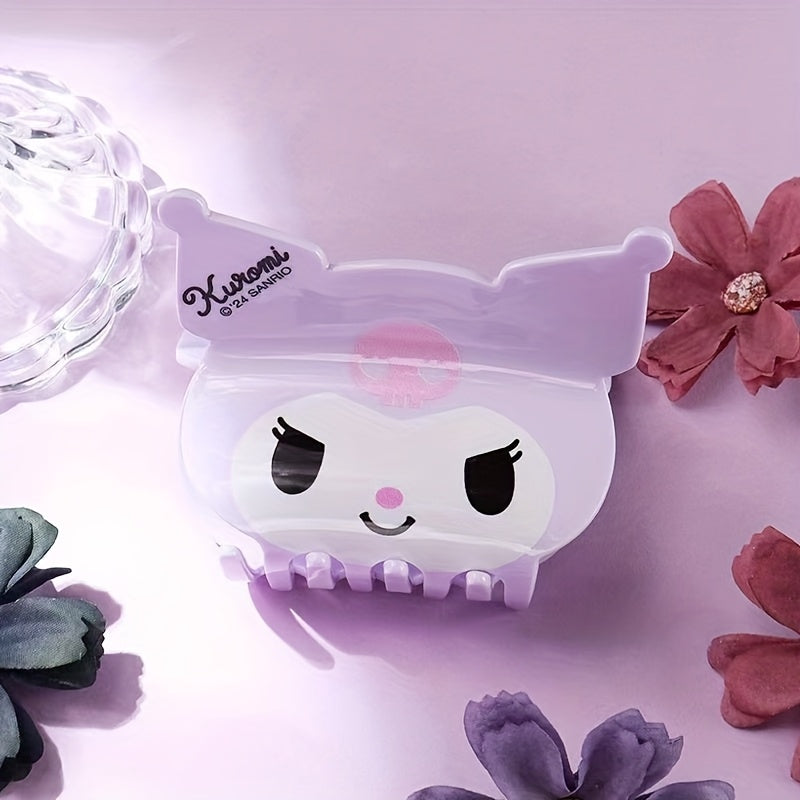 Sanrio Hello Kitty & Friends 3D Hair Claws - Cute, Acrylic Hair Clips for Kuromi, Melody Fans - Perfect Birthday Gifts