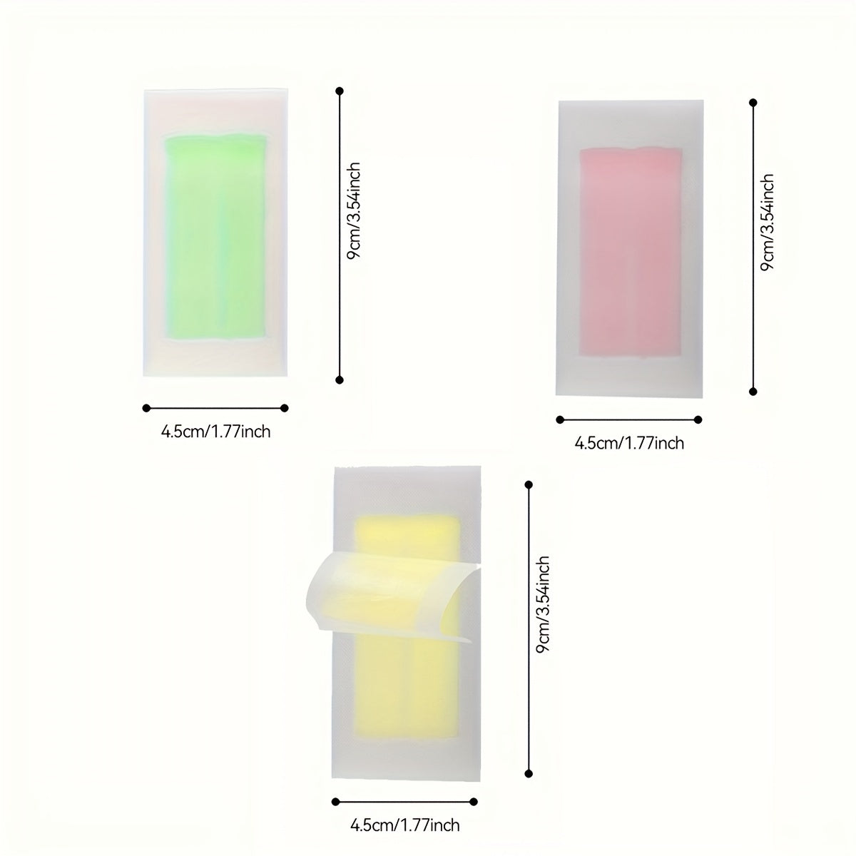 WAXKISS 20-Pack Ready-to-Use Wax Strips Aloe/Lemon/Rose/Lavender Scented Summer Hair Removal Portable travel Size .