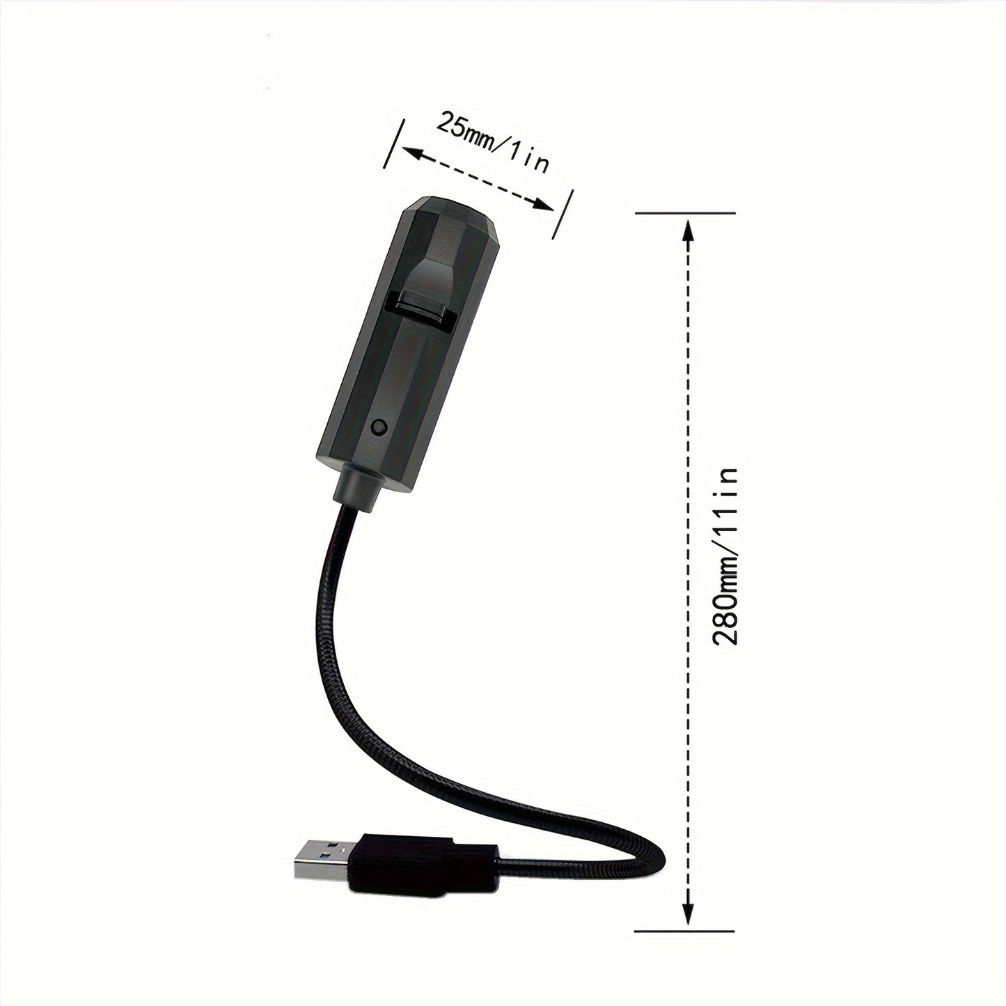 [Portable LED Light] 1pc Light + 3pcs Moon Light Plug | USB Interface, Portable LED Projection Light, 360° Rotatable USB Lamp, Bedroom Ceiling Photo Background, Proposal Wedding Decoration, Computer Accessories