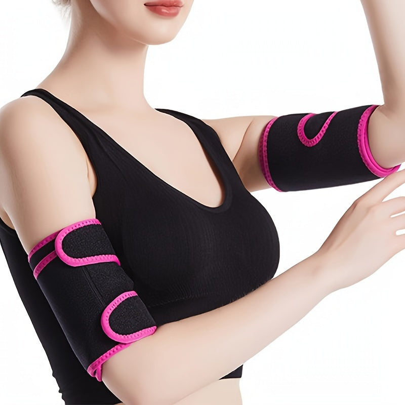1 SET-4 in 1 High Waist Arm and Thigh Wast Trainer for Women, Open Wear Wrap Workout Belt Sweat Belly Band, Neoprene Workout Sweat Belt, Sweat Band, Waist & Arms Trainer, Sauna, Fitness Exercise, Women & Men