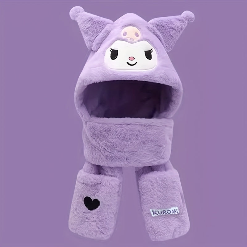 1pc Sanrio Kuromi Plush Hat