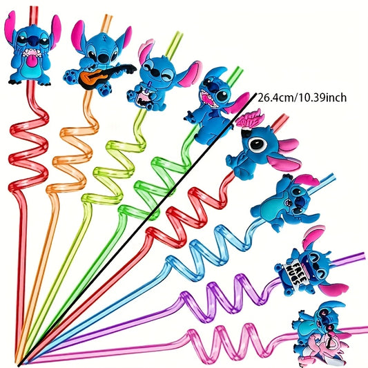 [Disney Party] Disney 8/16pcs Reusable Party Supplies | Stitch Holiday Birthday Party Decorations