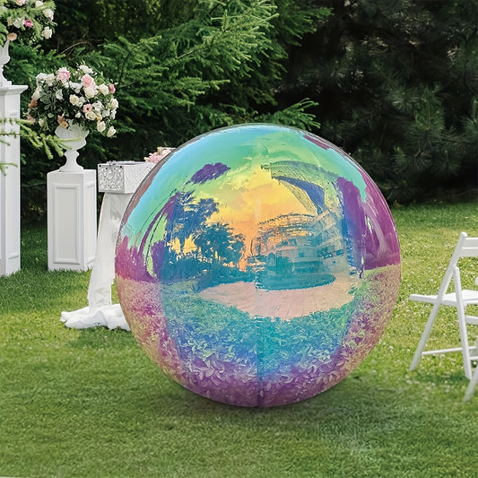32/60 Inch Large 4D Colorful Aluminum Film Balloon - Vibrant Rainbow Design, Perfect for Weddings, Birthdays, Anniversaries & Parties, Outdoor Play Balloon | Vibrant Balloon | Durable Balloon