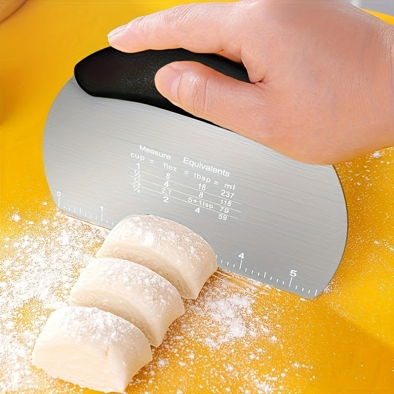 Stainless Steel Pastry Scraper – Multipurpose Baking Tool