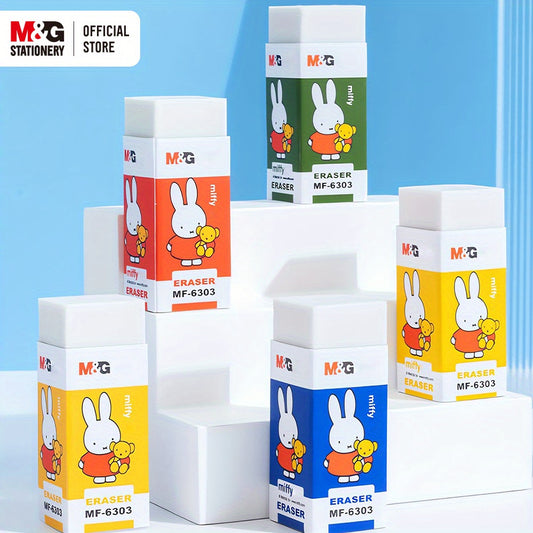 1pc Eraser for Exam and Drawing, Clean Erasing No Trace, Random Color, Student Stationery School Supplies by M&G