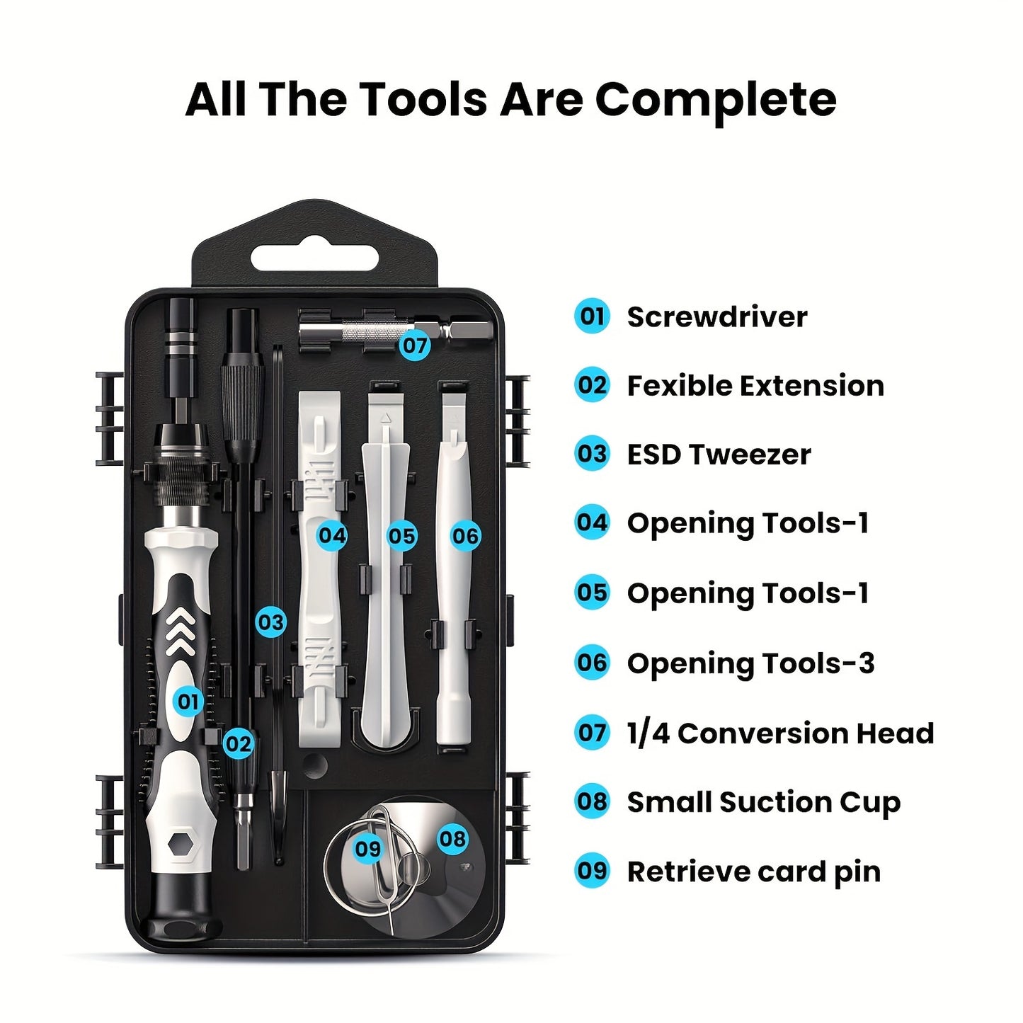 115-in-1 Precision Magnetic Screwdriver Repair Tool Kit