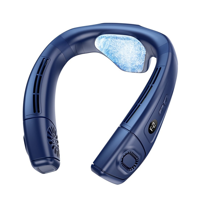 Wearable Neck Fan – Rechargeable, Quiet, Fast Cooling Relief