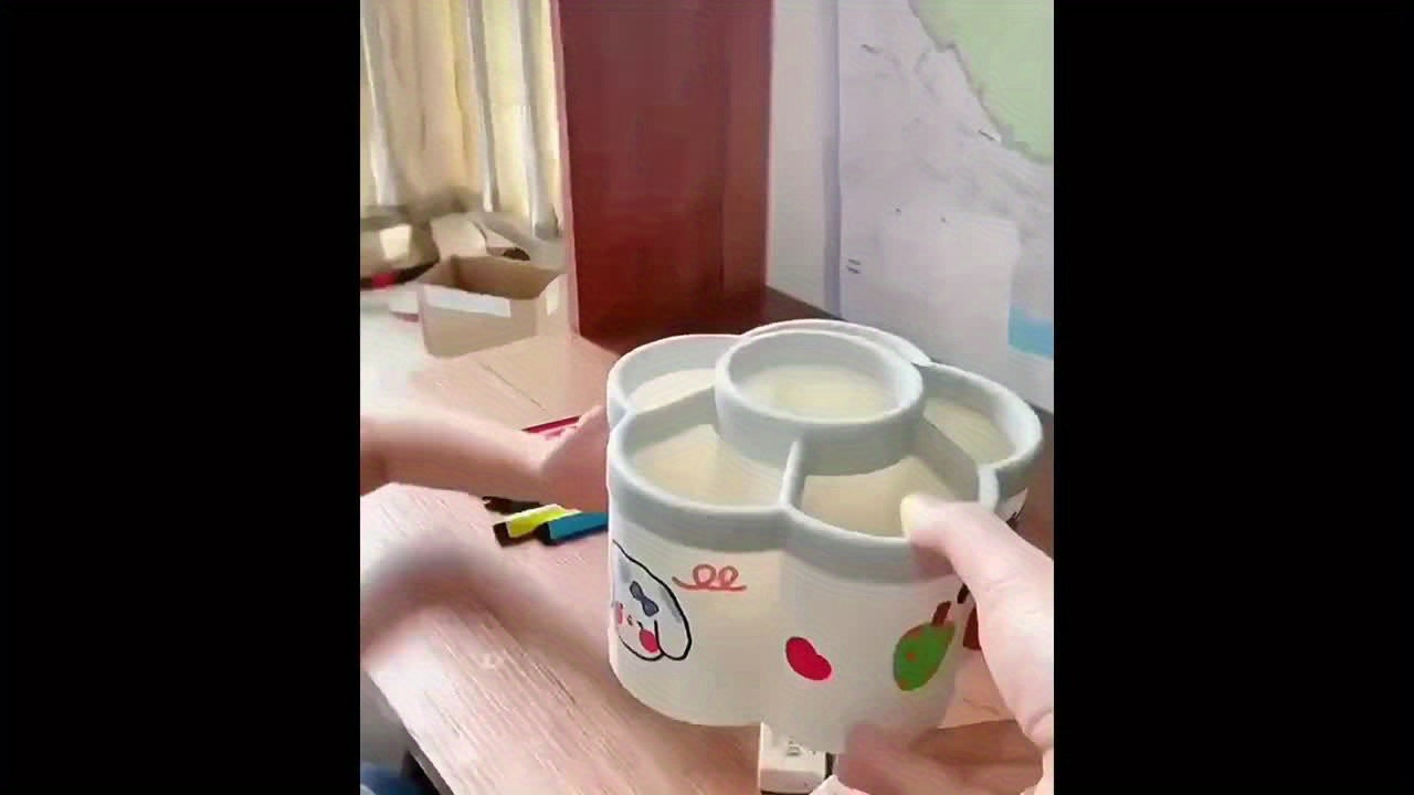 Cute Rotating Pen Holder, Large Capacity, Lightweight, Durable