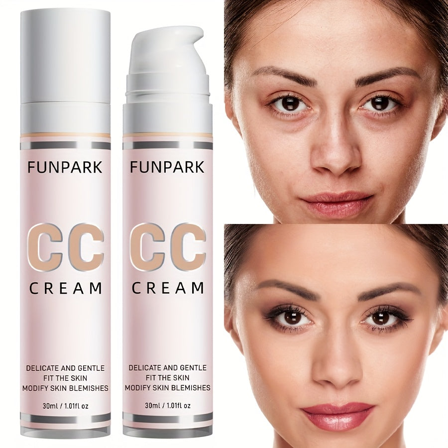 CC Cream, Cover freckles and wrinkles, Create flawless Light Beige, Light texture.