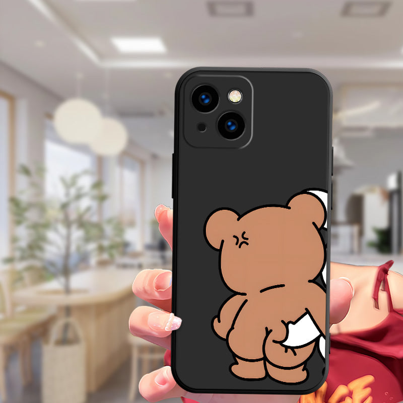 This Phone Case Is Compatible with Apple Iphone 16, 15 Pro Max, 14 Plus, 13, 12, And 11 Pro Max, Featuring a Unique Couple'S Artistic Design with a Cute And Cool Printed Style - OX0803.