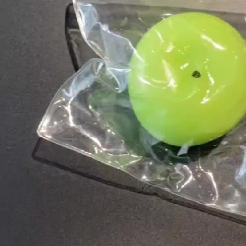 [Fun Stress Ball] 1pc Soft Green Apple-Shaped Stress Ball | Fun Squeeze Toy for Relaxation & Decoration, Perfect for Christmas Gifts, Party Favors, and Relax, Made of Durable Thermoplastic Polyurethane (TPU)