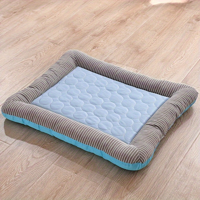 Dog Summer Cooling Pad for Small Dogs Ice Sliky Fiber Fabric Dog Bed Cat Summer Cooling Pad Available in 4 Seasons Spring, Summer, Autumn and Winter