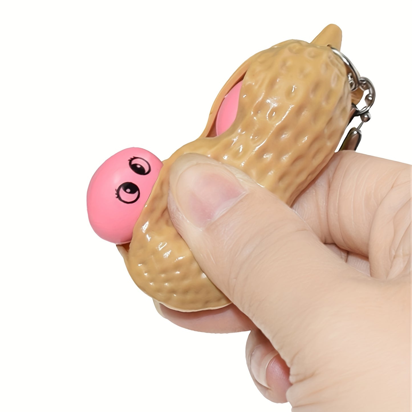 [Stress Fidget Toy] 1pc Anti Stress Fidget Toy | Kawaii Funny Beans Squeeze Decompression Toys Keychain For Child Adult | Halloween Christmas Gift