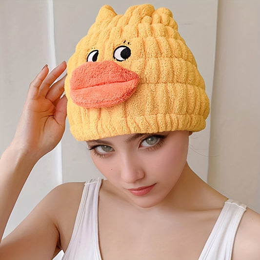 Ultra-Soft Quick-Dry Hair Towel Cap for Women