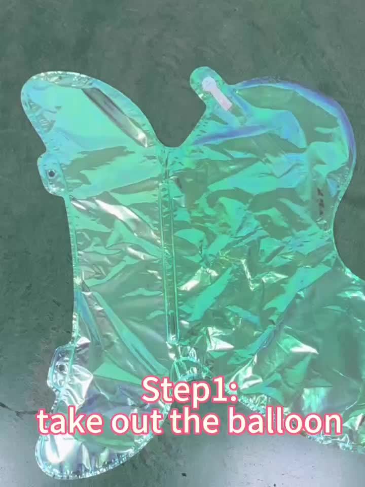 A Large 40-Inch New Transparent Rainbow Crown-Shaped Balloon with a Base, Suitable for Birthday Party Decorations, Spring Party Decorations, Ocean-Themed Parties, Anniversaries, Valentine'S Day Room And Outdoor Decorations, C