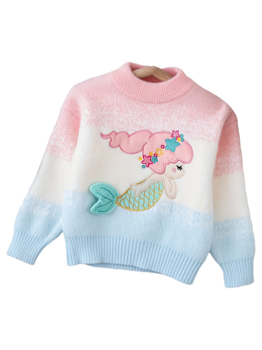 Girls' Fashion Mermaid Sweate