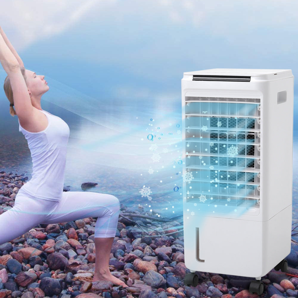 Evaporative Air Cooler, 4 In 1 Air Cooler Cool Fan Humidifier Air Purifier