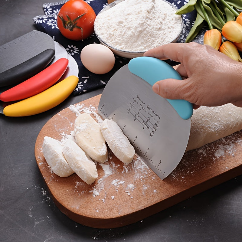 Stainless Steel Pastry Scraper – Multipurpose Baking Tool
